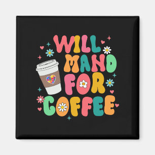Aby Sped Autismus Awareness Coffee Lover wird Mand Magnet