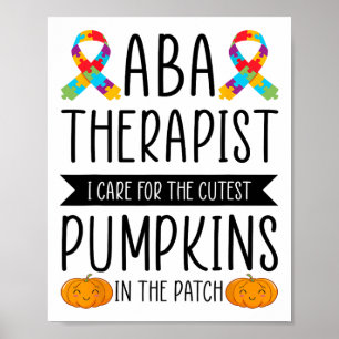 Aby Therapist Halloween Costume Pumpkins Verhalten Poster