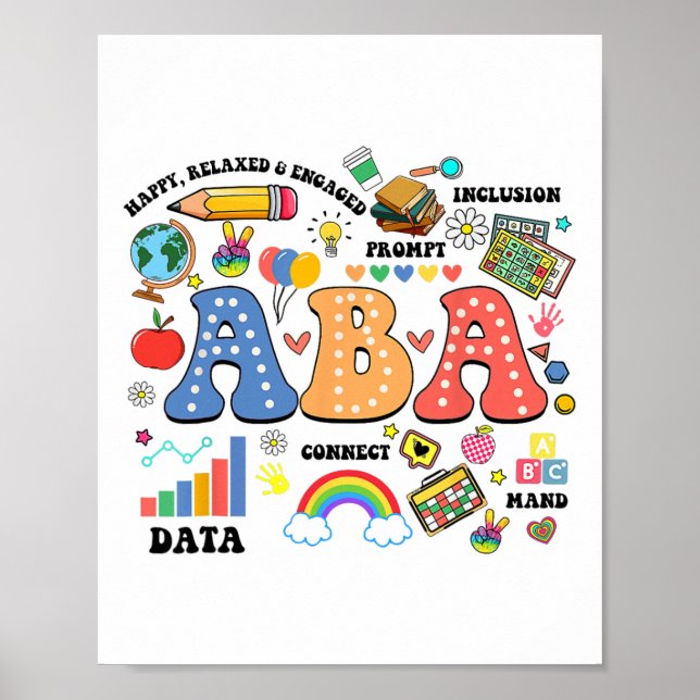 Aby Therapist Verhaltensanalyst Autismus Therapie  Poster (Vorne)