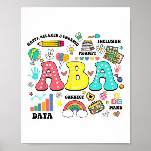 Aby Therapist Verhaltensanalyst Autismus Therapie Poster