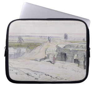 Abydus, 1pm, am 12. Januar 1867 (Tinte und Laptopschutzhülle