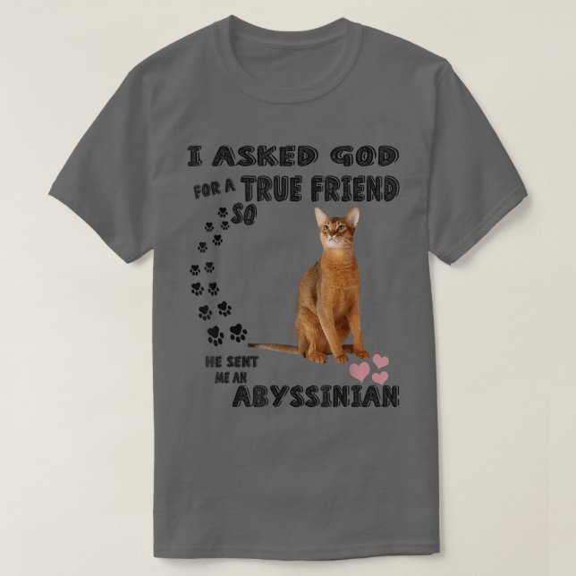 Abys Kitten Quote Mom, Kitty Dad Print, Cute Abyss T-Shirt (Design vorne)