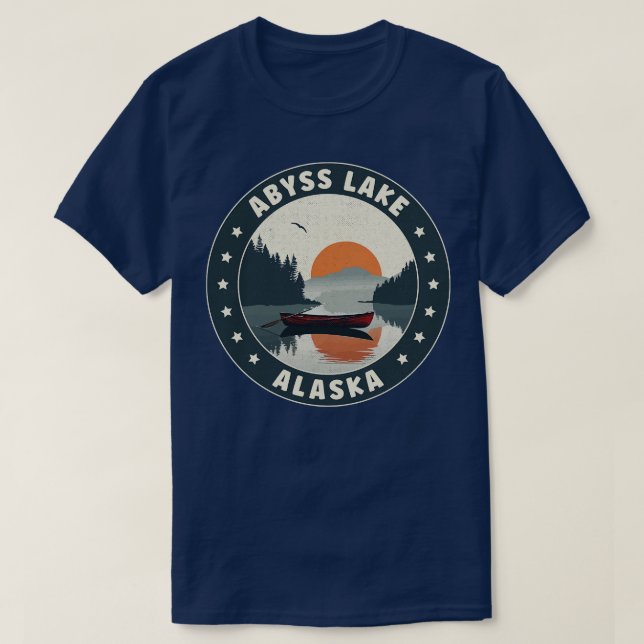 Abyss Lake Alaska Sunset TShirt (Design vorne)