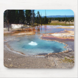 Abyss Pool Hot Springs Yellowstone Nationalpark Mousepad