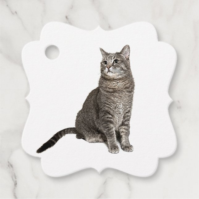 Abyssinian Cat Geschenkanhänger (Vorderseite)