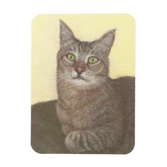 Abyssinian Cat Magnet (Vertikal)