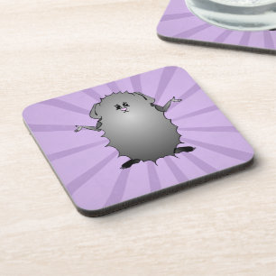 Abyssinian Guinea Pig Comic Untersetzer