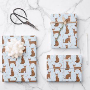 Abyssinian Wrapping Paper Sheets Geschenkpapier Set
