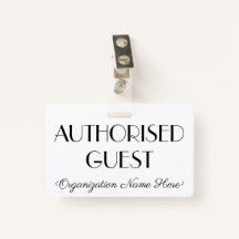 Abzeichen "AUTORISIERT"