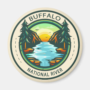 Abzeichen Buffalo National River Arkansas Magnet