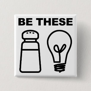 Abzeichen-Button für Salz und Christliche Knopf Button