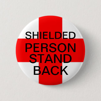 Abzeichen der abgeschirmten Person Button