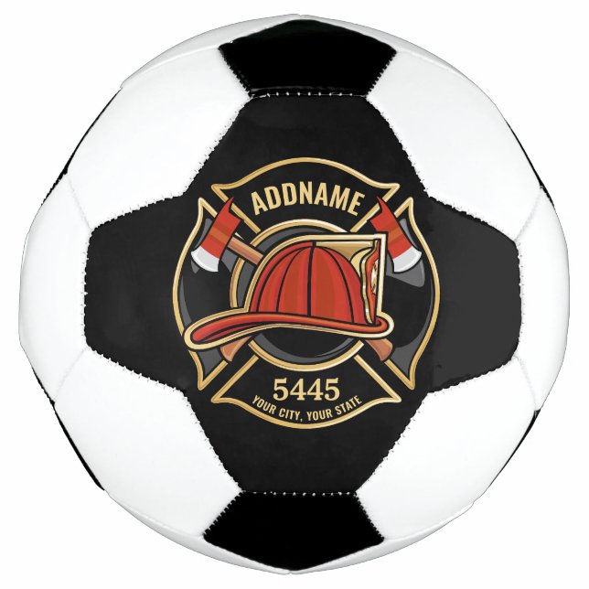 Abzeichen der Abteilung Feuerwehr ADD Fußball (Vorderseite)