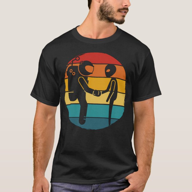 Abzeichen der besten Freunde des Astronauten und A T-Shirt (Vorderseite)