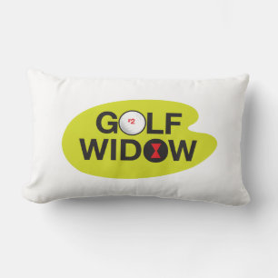 Abzeichen der Ehrenspinnen-T-Shirts der Golfwidow Lendenkissen