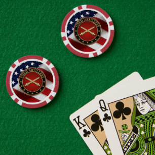 Abzeichen der Feldartillerie-Branche Sonderausgabe Pokerchips