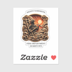 Abzeichen der Feuerwehr Aufkleber