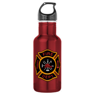 Abzeichen der Feuerwehr Trinkflasche