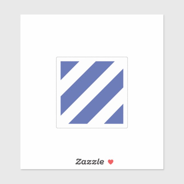 Abzeichen der Infanterie Aufkleber (Blatt)