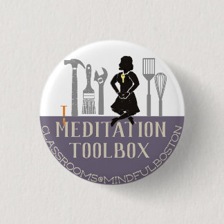 Abzeichen der Meditation in Boston Button