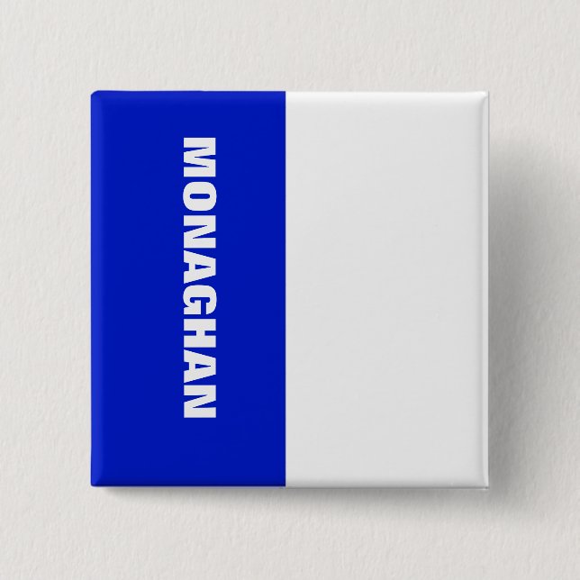 Abzeichen der Monaghan-Flagge Button (Vorderseite)