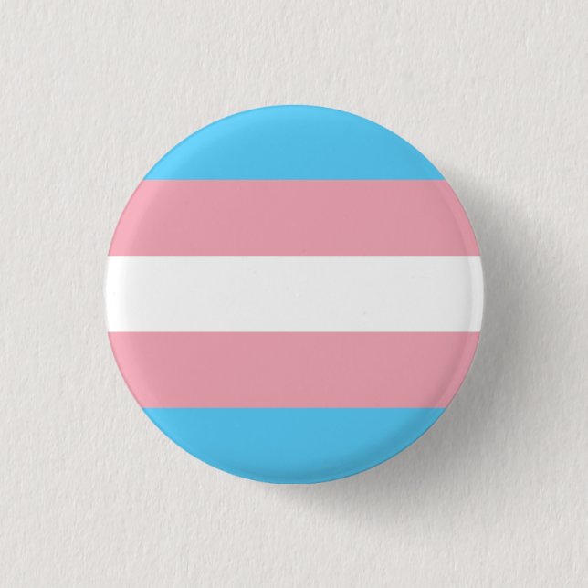 Abzeichen der Transgender-Pride-Flagge Button (Vorderseite)