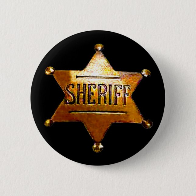 Abzeichen des antiken Sheriffs Button (Vorderseite)