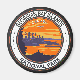 Abzeichen des Georgian Bay Islands National Park K Magnet