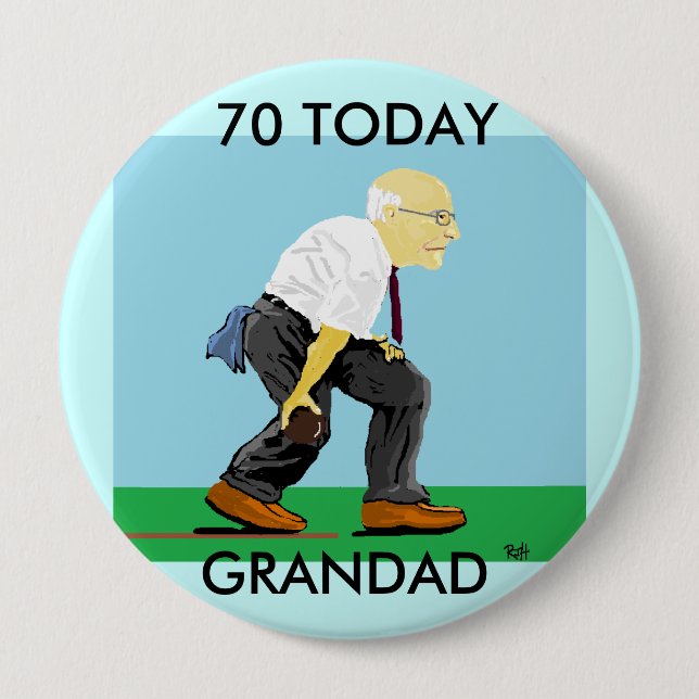 ABZEICHEN DES GRANDAD-70. BUTTON (Vorderseite)