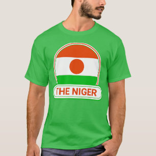Abzeichen des Landes Niger Die Nigerflagge T-Shirt