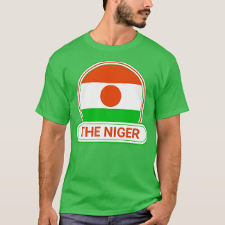 Abzeichen des Landes Niger Die Nigerflagge T-Shirt