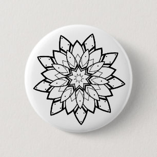 Abzeichen des Mandala-II Button