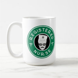 Abzeichen-Design für registrierte Krankenwagen Kaffeetasse