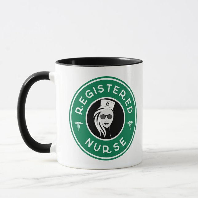 Abzeichen-Design für registrierte Krankenwagen Tasse (Links)