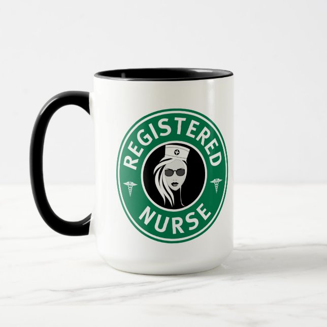 Abzeichen-Design für registrierte Krankenwagen Tasse (Links)