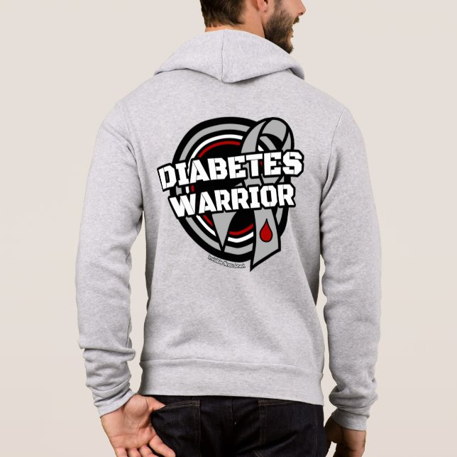 Abzeichen... Diabetes Hoodie (Rückseite)