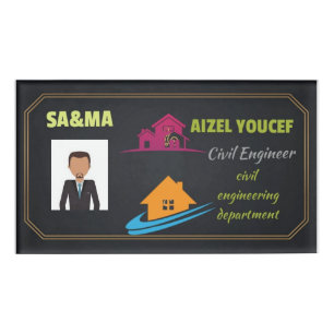 Abzeichen d'identification namenschild