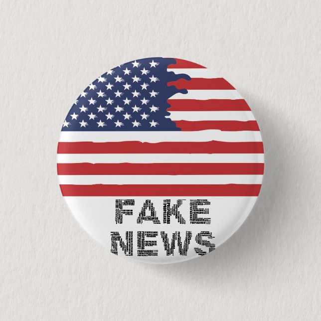 Abzeichen Fake News Button (Vorderseite)