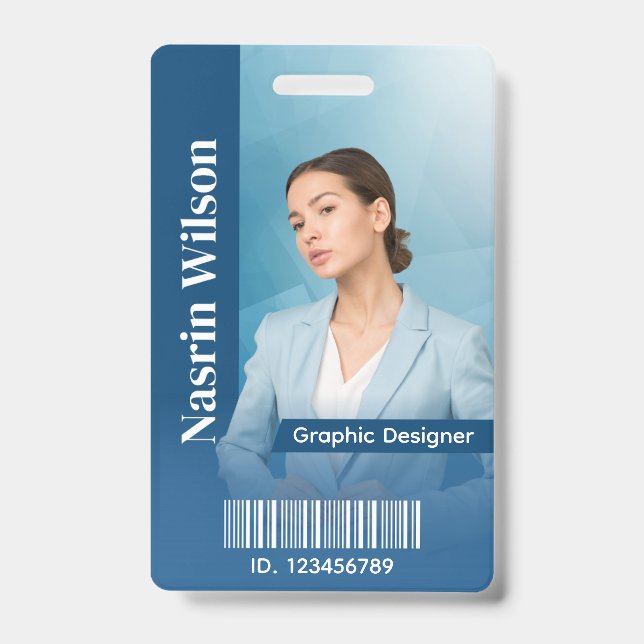 Abzeichen für benutzerdefinierte Mitarbeiter-ID Ausweis (Vorderseite)