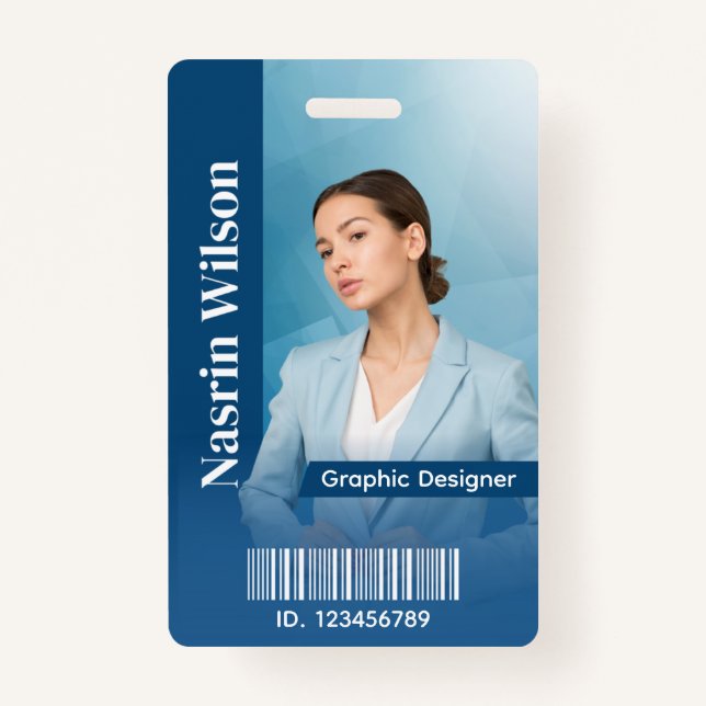 Abzeichen für benutzerdefinierte Mitarbeiter-ID Ausweis (Vorderseite)