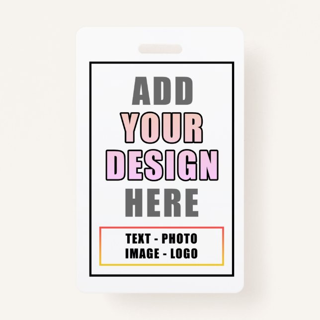 Abzeichen für benutzerdefinierte Personalisierte O Ausweis (Vorderseite)