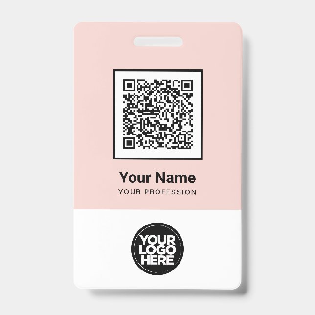 Abzeichen für den Bar-Code für benutzerdefinierte  Ausweis (Vorderseite)