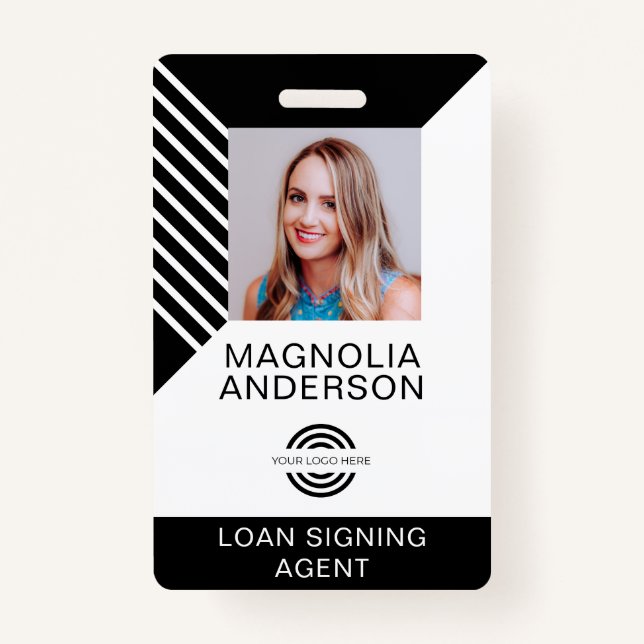 Abzeichen für den Strichcode des benutzerdefiniert Ausweis (Vorderseite)