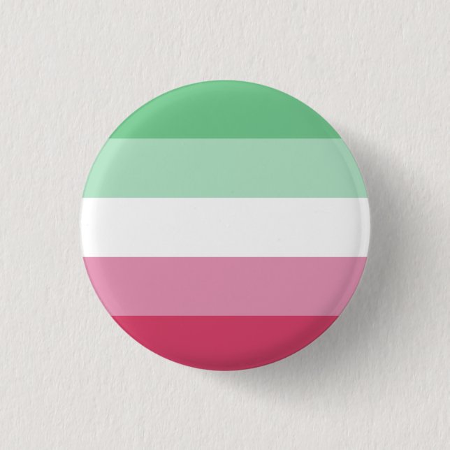 Abzeichen für die abrosexual Stolperflagge Button (Vorderseite)