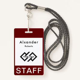 Abzeichen für die benutzerdefinierte Logo-ID-Abzei Ausweis