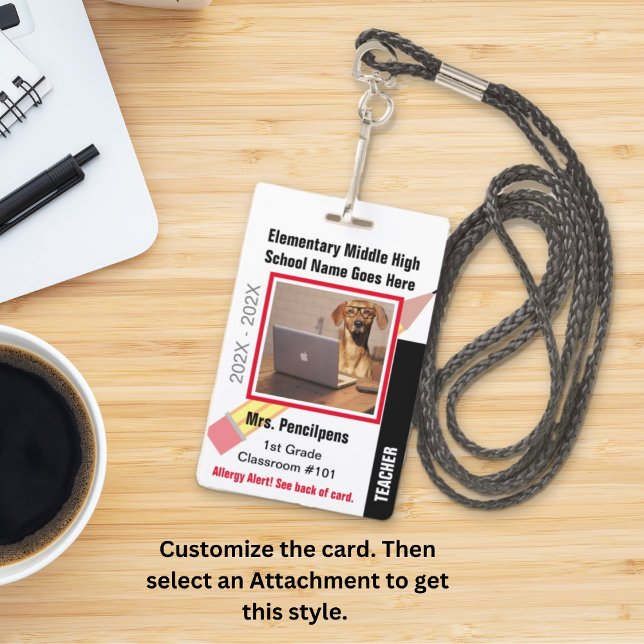 Abzeichen für die Identifizierung von Schullehrern Ausweis (Von Creator hochgeladen)