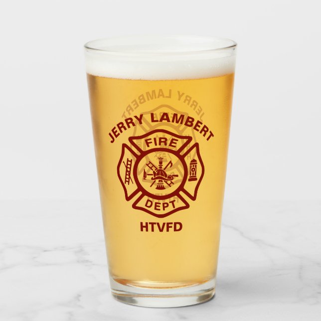 Abzeichen für Feuerwehrfahrzeuge der Feuerwehr Glas (Vorne (Gefüllt))