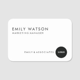 Abzeichen für Firmenname - Berufliche Personalnumm Namensschild