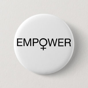Abzeichen für Frauenschaltflächen aktivieren Button