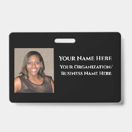 Abzeichen für Ihren eigenen Namen Ausweis